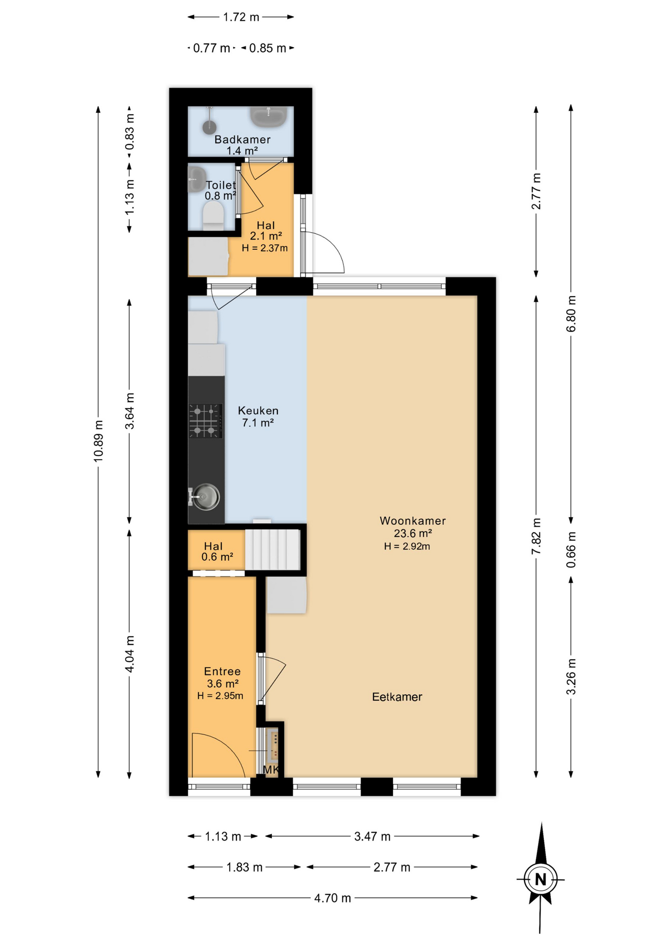 1e Rembrandtdwarsstraat 17 in Leeuwarden